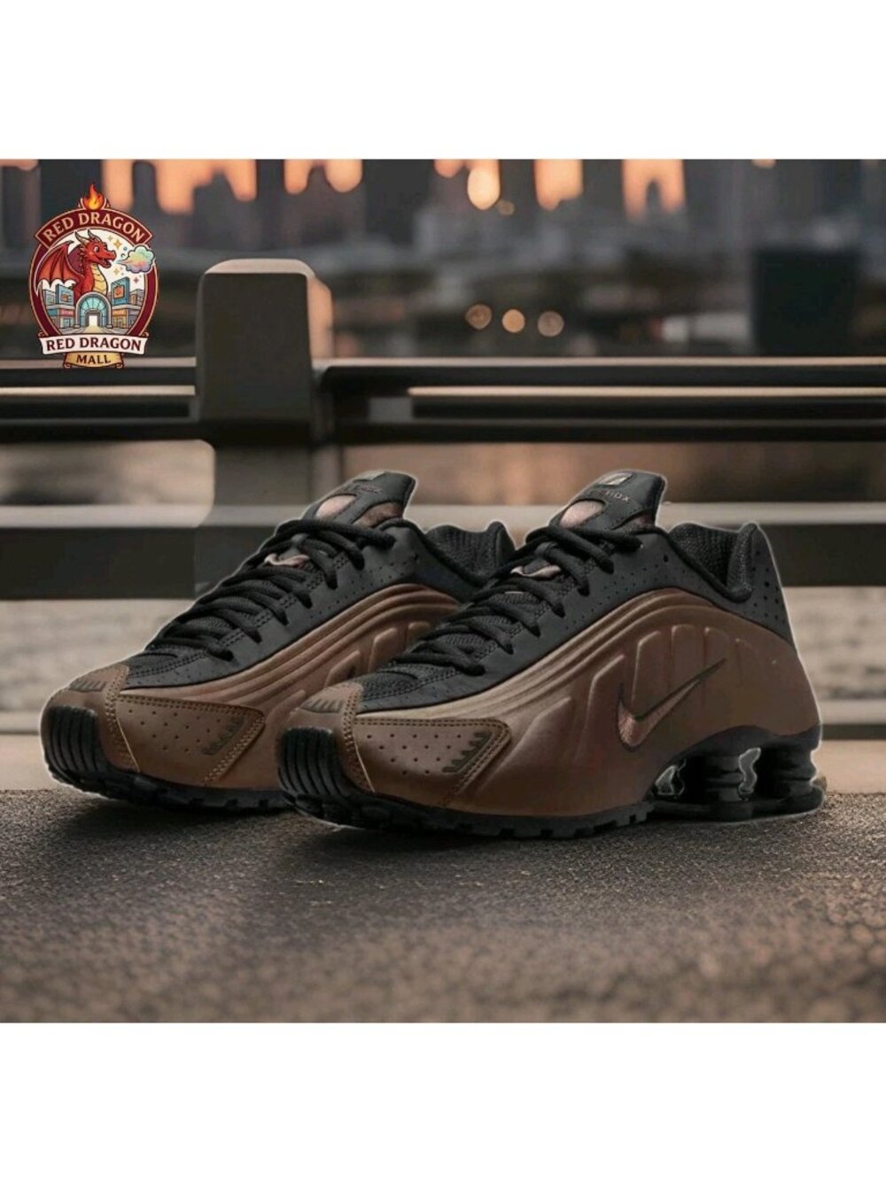 Nike Shox R4 Off Noir Ironstone Casual Shoes Sneakers AR3565-007 - Women's Sz 7